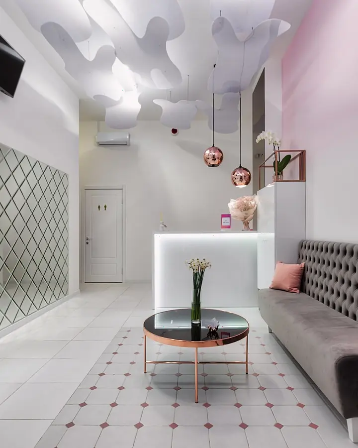 Recepção do studio de estética